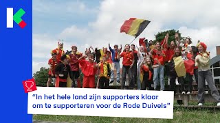 Klaar voor de eerste match van de Rode Duivels op het EK quotIk ga heel luid roepenquot [upl. by Marco]