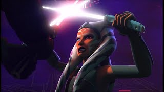 Ahsoka vs Vader COMPLETE FIGHT [upl. by Nosredna]