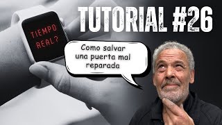 TUTORIAL CHAPISTA 26  Salvar puerta MAL REPARADA [upl. by Nudnarb282]