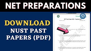 NUST University Entry Test NET Past Papers in PDF [upl. by Netsrak]