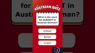 Austrian Quiz No4 austrian quiz [upl. by Barrus]