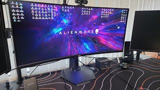 Dell 34” Inch Curved 144hz 1440p 1ms Gaming Montior Overview  S3422DWG [upl. by Okir]