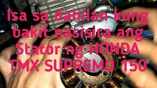 Honda Tmx Supremo Stator Problem [upl. by Wenona]