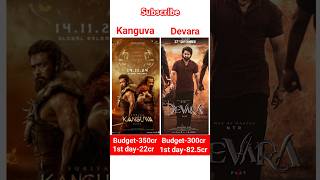 Kanguva vs Devara 1st day collection shorts movie ytshorts short [upl. by Lertram]