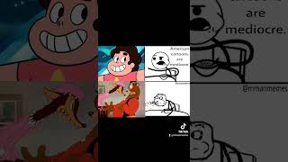 American Cartoons are Mediocre or are They americancartoons mediocre looneytunes meme [upl. by Kcirdle]