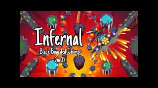 Btd 6 Easiest Infernal CHIMPS Black Border Guide [upl. by Assilem]