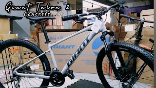 UNBOXING  ASSEMBLE  2021 GIANT TALON 2 CONCRETE SMALL [upl. by Ner699]