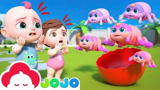 The Surprise Eggs Go Crack Crack Crack Song  Baby JoJo Nursery Rhymes amp Kids Songs [upl. by Lytsirhc]