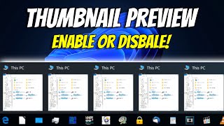 How To Enable or Disable Taskbar Thumbnail Preview in Windows [upl. by Adnahc359]