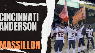 Massillon v Cincinnati Anderson Highlights [upl. by Segroeg]