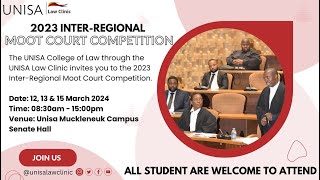 UNISA INTERREGIONAL MOOT COURT COMPETITION FINALS [upl. by Cyler]