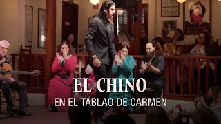 El Chino an exceptional young flamenco dancer from Barcelona I Tablao de Carmen [upl. by Enelyw981]