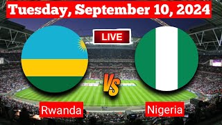 Rwanda Vs Nigeria  CAF Africa Cup Live Match Score 2024 [upl. by Ialda]