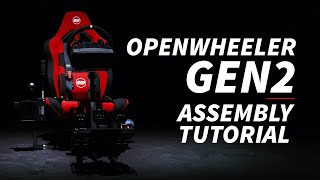 OpenWheeler Gen 2 Racing Simulator Cockpit Official Assembly Video Tutorial amp Accessories 2019 [upl. by Berkeley230]