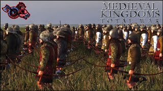 Some Of The Greatest Tactics Ever Total War 1212 AD Tournament [upl. by Anauqahc]