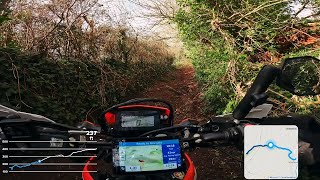 My Adventure Learning To Ride Offroad S05 E07 5850 202348 in South Devon on the Honda CRF300L [upl. by Kcirdahc]