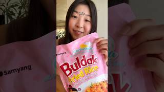 Trying Buldak Carbonara Fried Rice 🥵🔥 buldakramen friedrice foodreview [upl. by Anastas814]