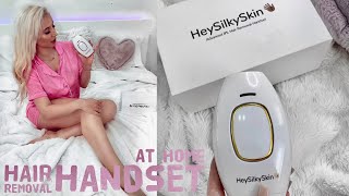 Hey silky skin  at home hair removal handset  unbox amp review [upl. by Navak]