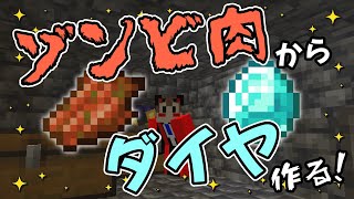 【マイクラ Alchemistry MOD】ゾンビ肉からダイヤ作れるってマジ？【化学系Vtuber 明晩あるむ】 [upl. by Yer]