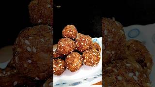 Narikel Naru 🤤Coconut Jaggery Balls Recipe  Coconut Laddu Recipes shorts [upl. by Nalyak]