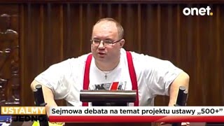 Rafał Wójcikowski MIAŻDŻY ustawę PiS 500 [upl. by Roos901]