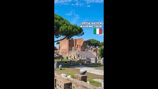 Ancient Roman Port of Ostia Antica walkingtour romanruins [upl. by Ube821]