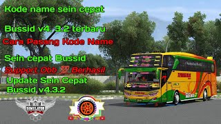 Kodename bussid sein cepat versi 432 terbaru 2024 [upl. by Ketti]