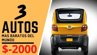 3 AUTOS NUEVOS más BARATOS del mundo  USD 2000 😱 [upl. by Nosnorb826]