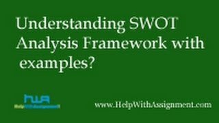 Understanding SWOT Analysis Framework with examples [upl. by Maillliw986]