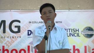 Extemporaneous Speech Contest  Finalist 02 [upl. by Llezo]