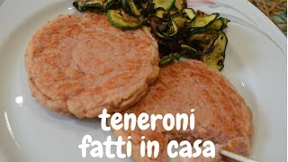 TENERONI FATTI IN CASA BIMBY  HAMBURGER DI PROSCIUTTO [upl. by Anaoj74]