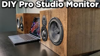 Ultimate DIY Studio Monitor Build  Design Build Measure [upl. by Dranoel]