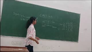 Anushkas very crisp n neat presentation on CNOT gate [upl. by Norabal363]