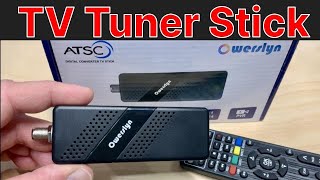 ATSC Portable Digital OTA PVR TV Tuner Stick Review [upl. by Hayott632]