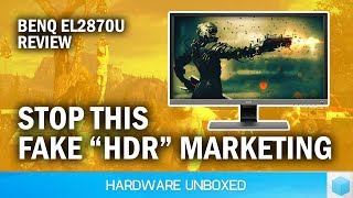 BenQ EL2870U Review Affordable 4K quotHDRquot Maybe NOT Watch Before You Buy [upl. by Hillary351]