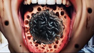 animation tongue treatment using ASMR larvae removal [upl. by Bolger]