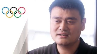 Yao Ming on his fantasy Olympic Basketball team [upl. by Anibor911]