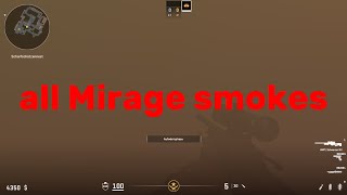 ALL MIRAGE SMOKES [upl. by Spaulding]