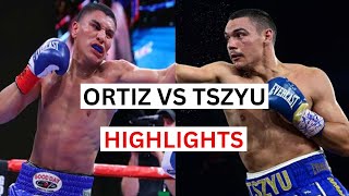 Vergil Ortiz Jr vs Tim Tszyu Highlights amp Knockouts [upl. by Letnoj]