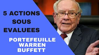 5 actions sousévaluées du portefeuille de Warren Buffett [upl. by Pember]