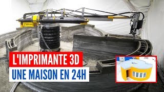 Comment l’imprimante 3D construit une maison en 24h [upl. by Niessuh]