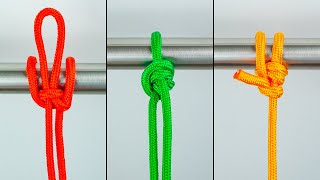 How to Tie Highwaymans Hitch Panic Knot Backhand Hitch [upl. by Kubetz]