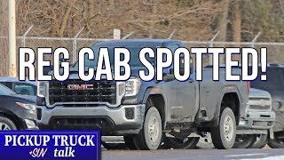 SPOTTED 2020 GMC Sierra HD Regular Cab [upl. by Lemraj]