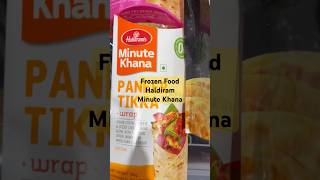 Haldiram’s Frozen food panner amp soya wrap 2 minute me ready 😋😍feedfeedshortshaldiramfoodshort [upl. by Sedinoel]