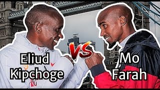 ELIUD KIPCHOGE VS MO FARAH  THE LONDON MARATHON 2019  WHO WILL WIN [upl. by Etteuqram649]