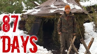 87days Alone By Zachary Fowler 87 DAYS ep 1 Camp and The Ten Items on Historys Alone season 3 [upl. by Secundas436]