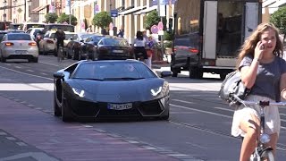 Lamborghini Aventador Roadster  Loud Accelerations [upl. by Snebur195]