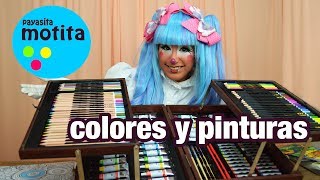 Maleta con colores Unboxing Kit de pinturas y colores  Set de Arte Payasita Motita Artista [upl. by Oletha]