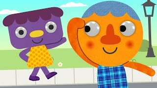 Were Walking Down The Street  Daily Routine Song for Kids  Noodle amp Pals [upl. by Atorod]