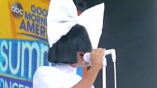 Sia  Unstoppable LIVE GMA Performance [upl. by Ennaul]